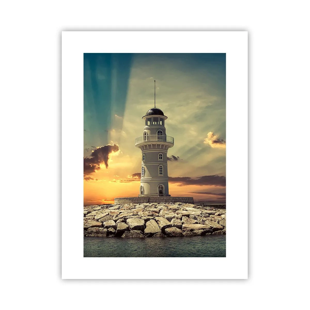 Plakat - Lys - Godhed - Skønhed - 30x40 cm