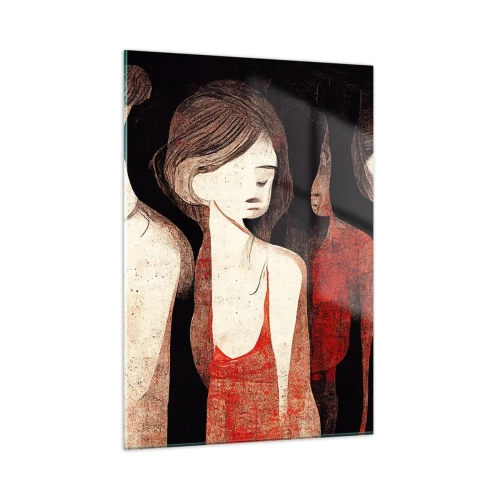 Billede på glas - Mørkets madonnaer - 50x70 cm