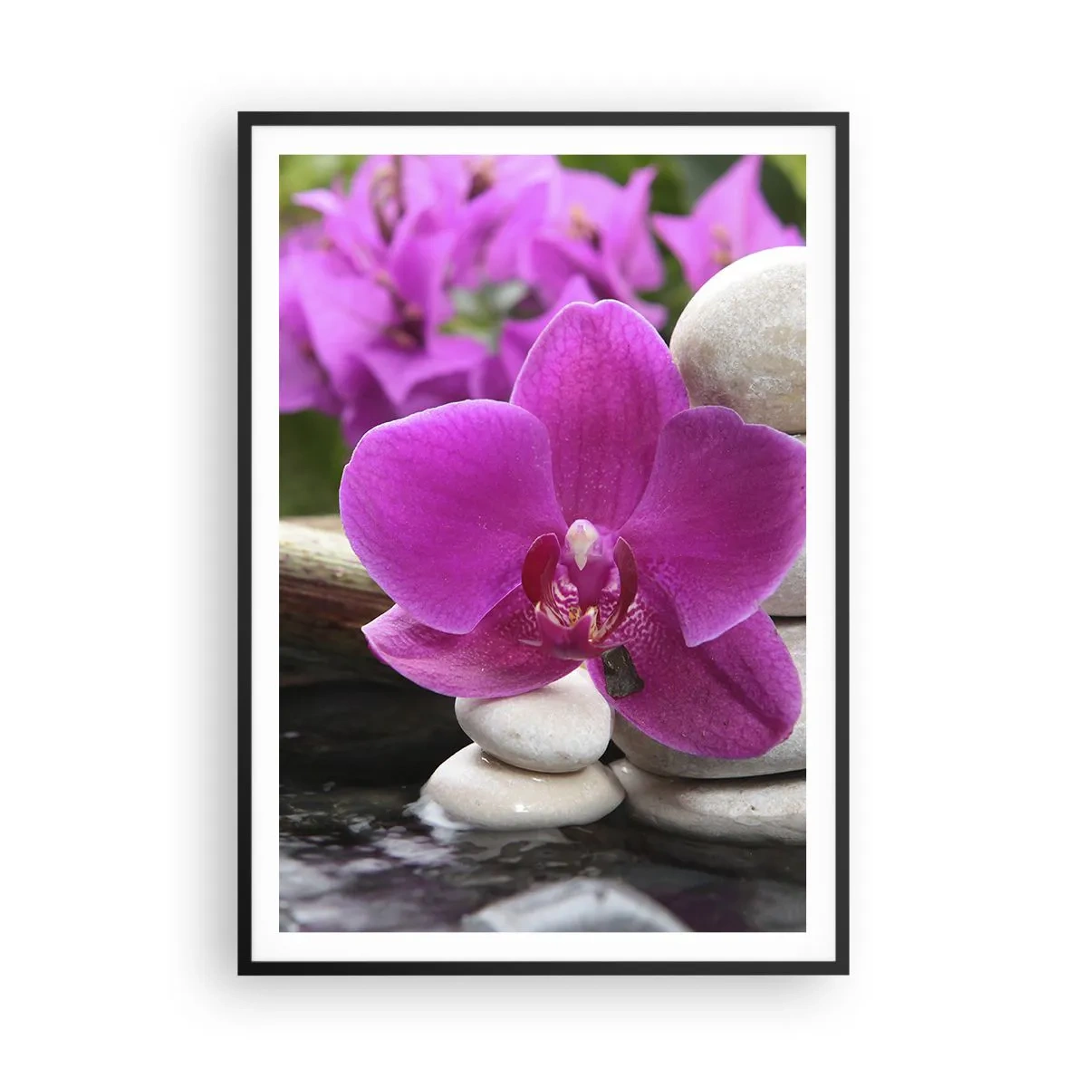 Plakat i sort ramme - Du hviler allerede - 70x100 cm