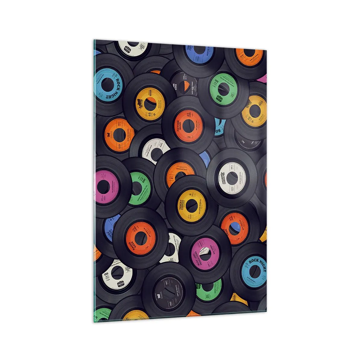 Billede på glas - Farver fra klassikerne - 70x100 cm