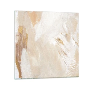 Billede på glas - Pastelkomposition - 50x50 cm