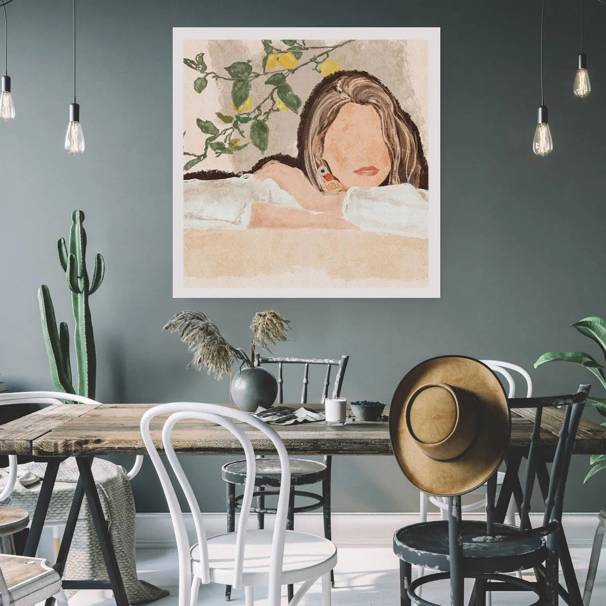 Plakat - Sydstaternes skønhed - 50x50 cm