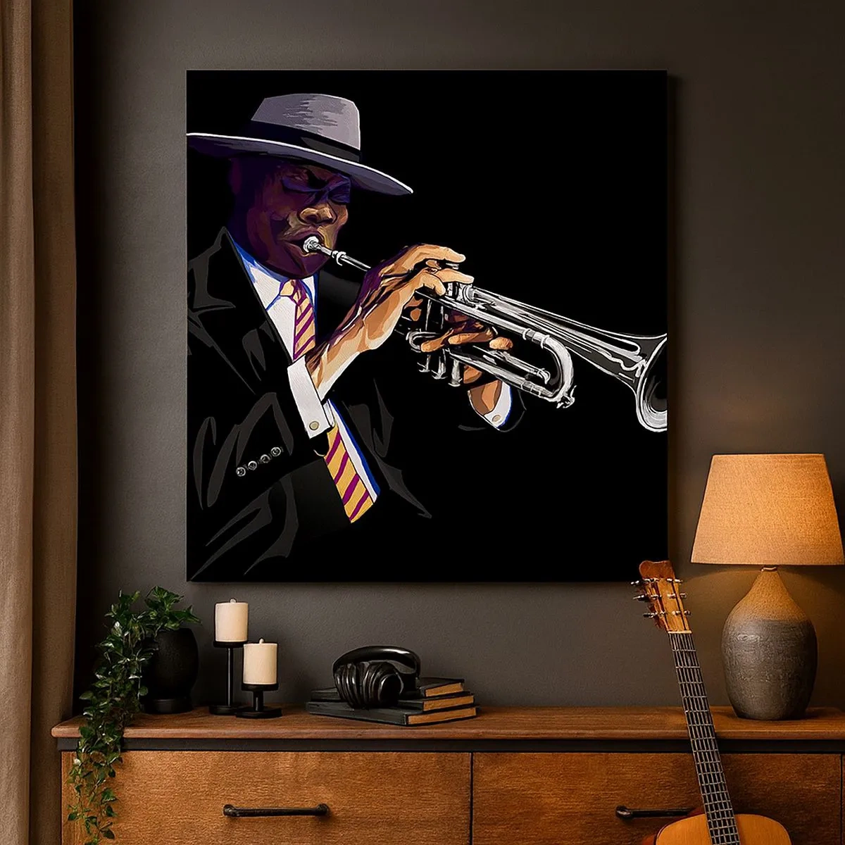 Lærredstryk - Billede på lærred - Gammeldags charme - 30x30 cm