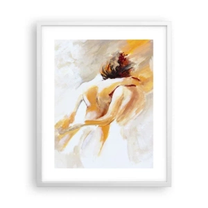 Plakat i hvid ramme - I himlen af nærhed - 40x50 cm