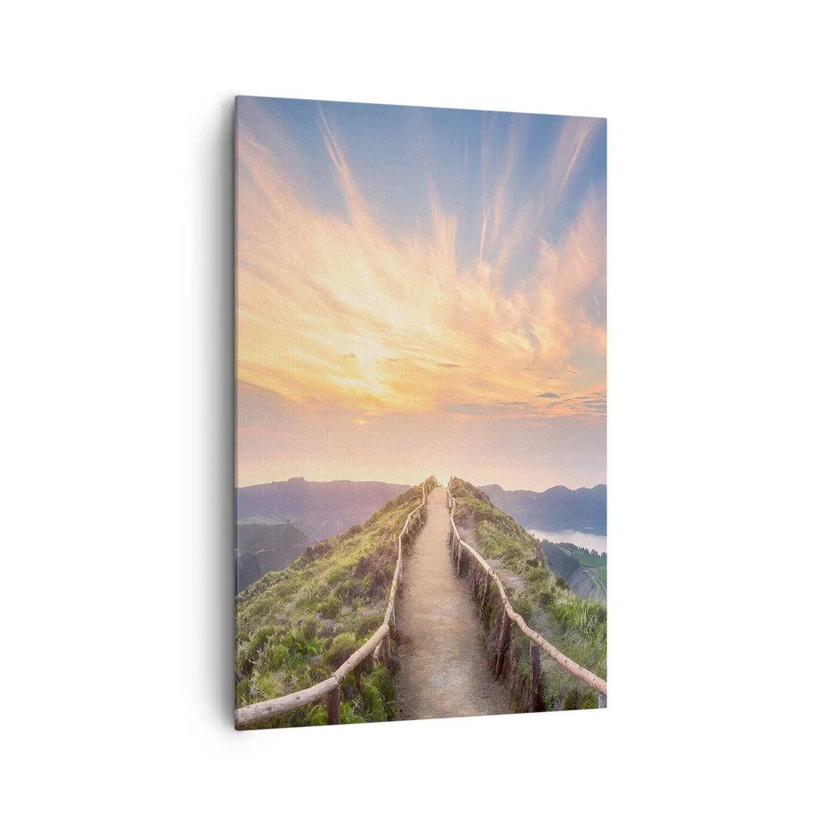 Lærredstryk - Billede på lærred - Tæt på himlen - 80x120 cm