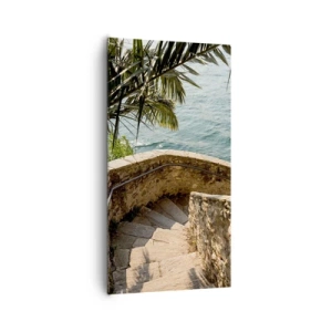 Lærredstryk - Billede på lærred - Under Italiens sol - 65x120 cm