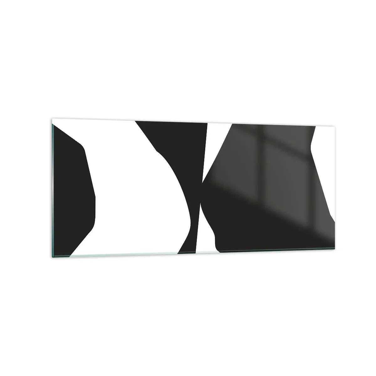 Billede på glas - Positiv-negativ - 120x50 cm