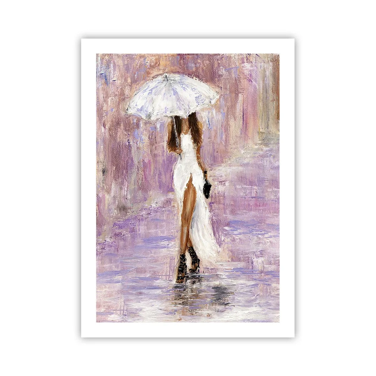 Plakat - I den syrenrøde regn - 50x70 cm