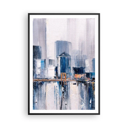 Plakat i sort ramme - Indtryk fra New York - 70x100 cm
