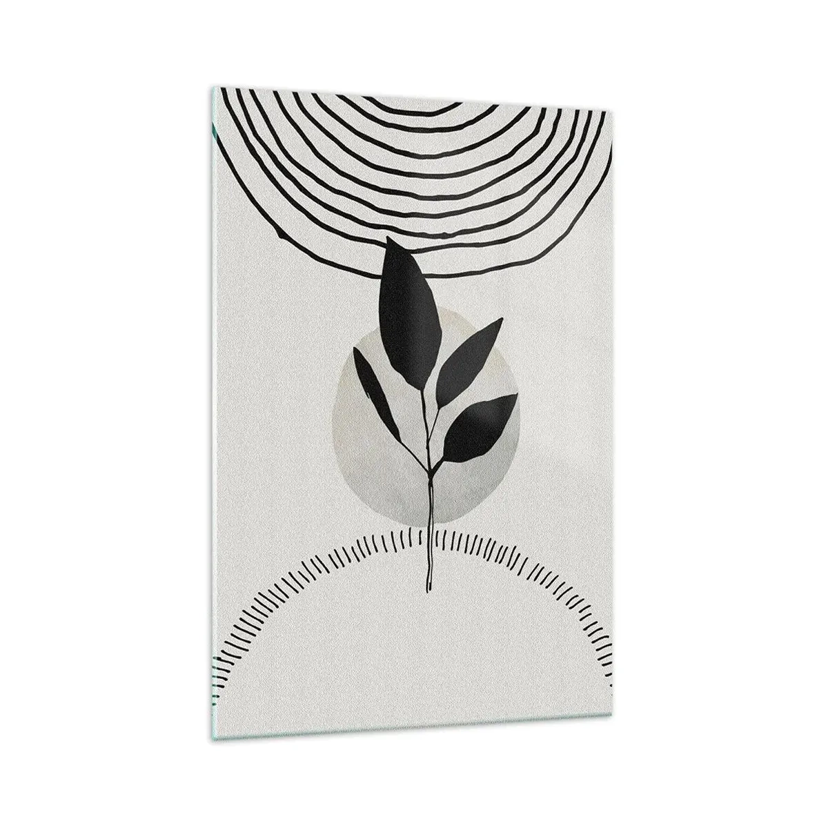 Billede på glas - Komposition: naturens ritualer - 70x100 cm