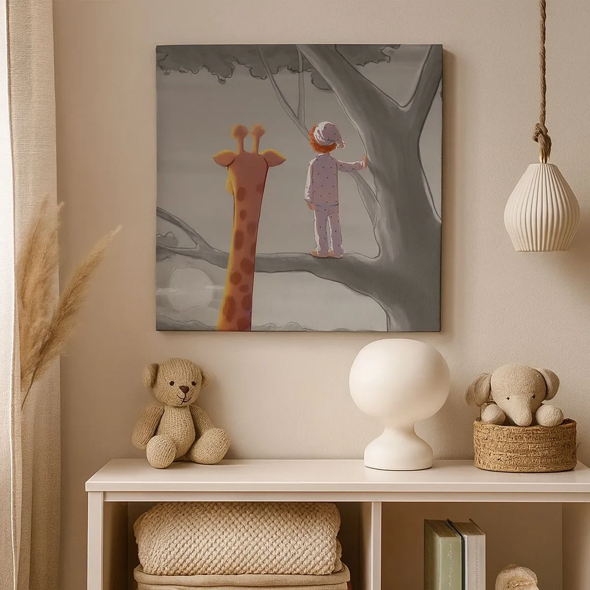 Lærredstryk - Billede på lærred - Det sker virkelig - 30x30 cm