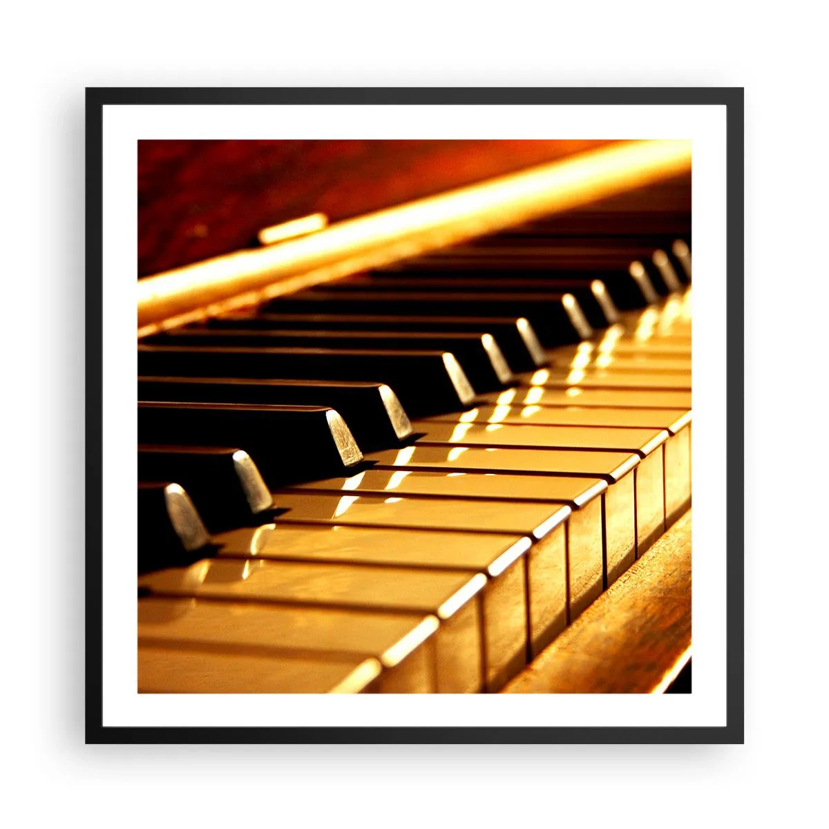 Plakat i sort ramme - Ubegrænsede muligheder - 60x60 cm