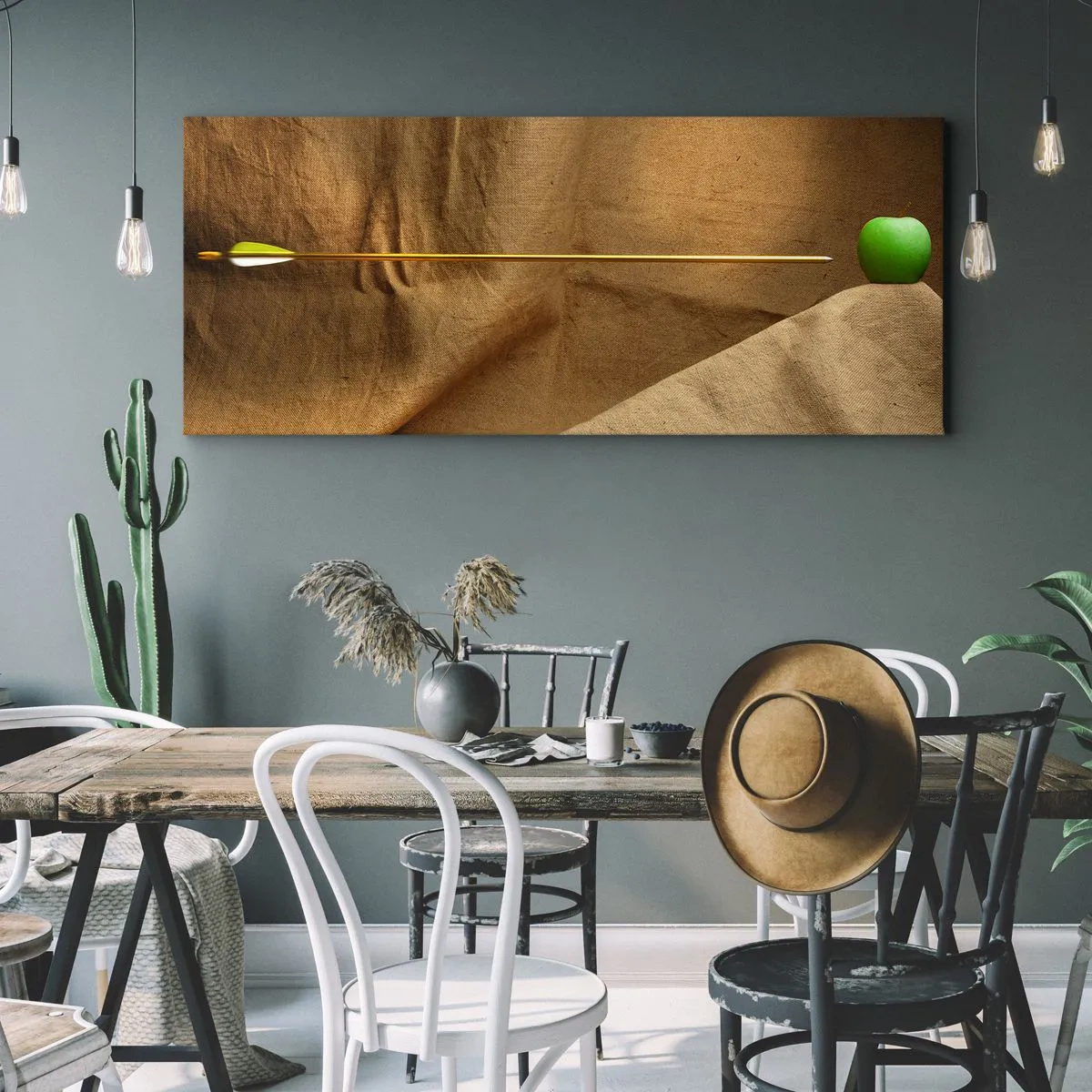 Lærredstryk - Billede på lærred - Påkald William Tell's ånd - 90x30 cm