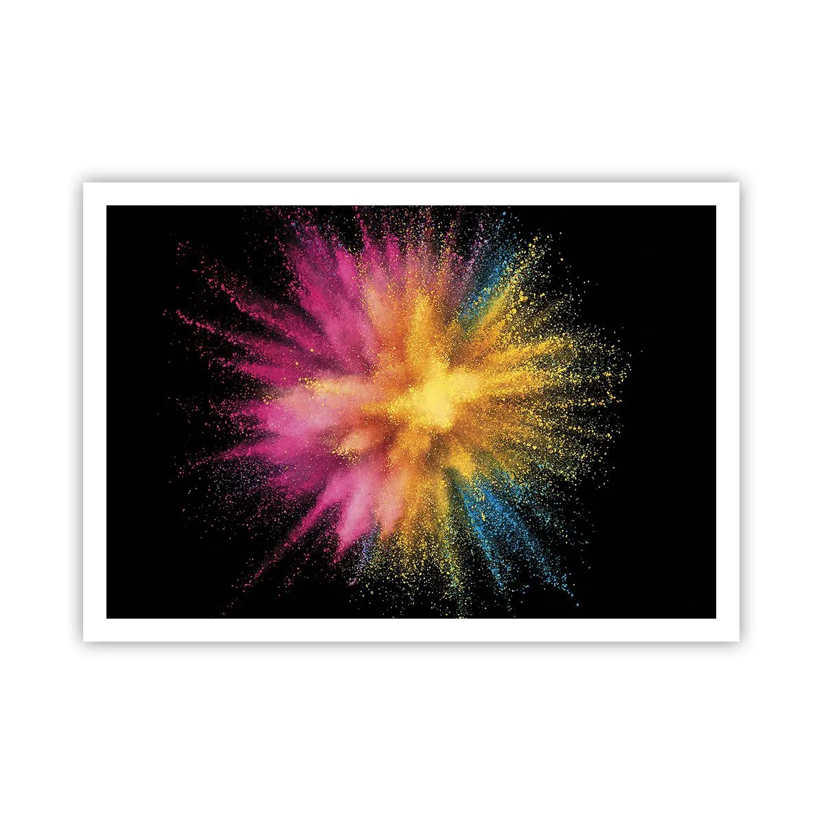 Plakat - Farvernes fødsel  - 100x70 cm