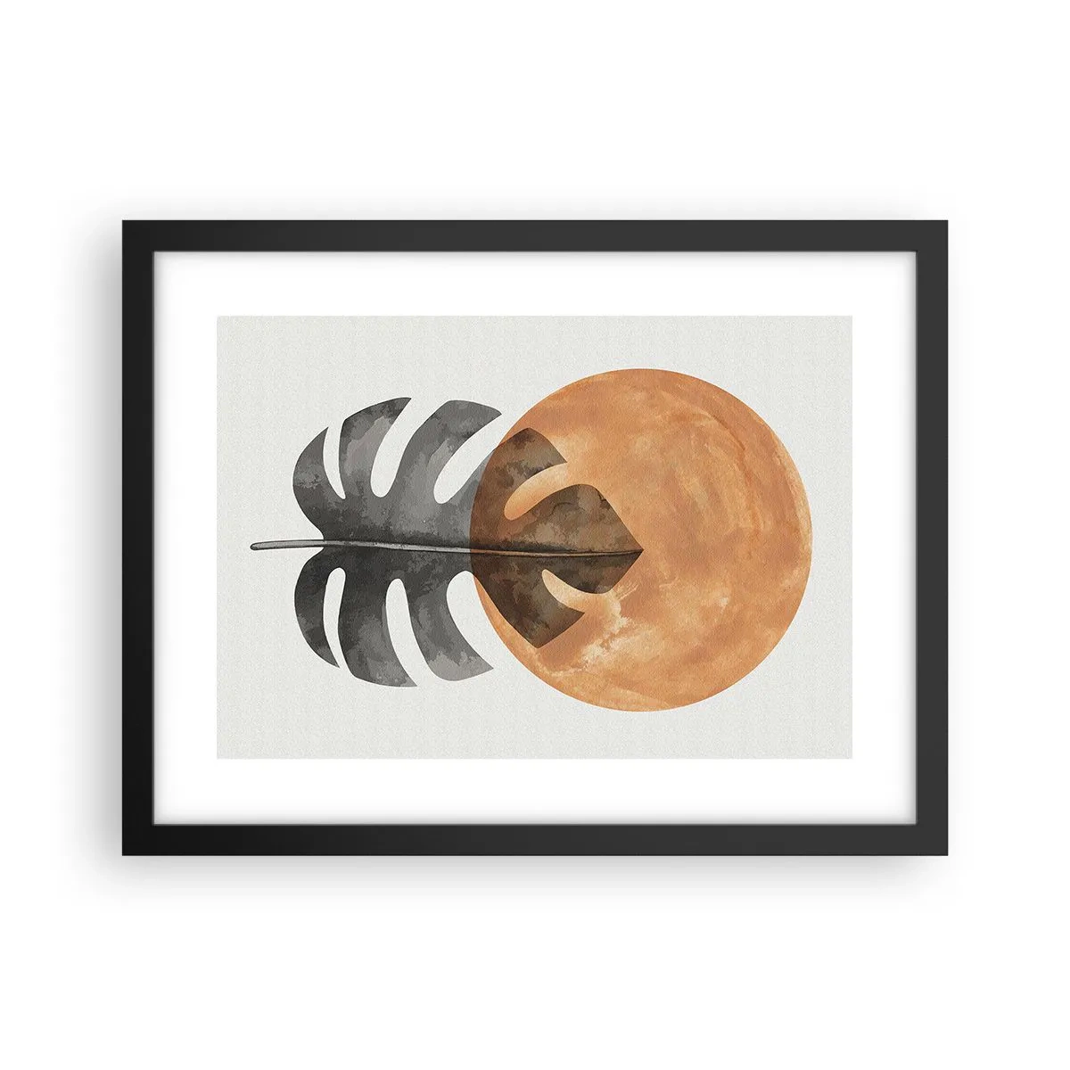 Plakat i sort ramme - Altid solen - 40x30 cm