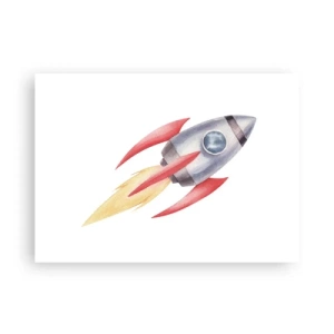 Plakat - Højere, hurtigere, længere - 70x50 cm