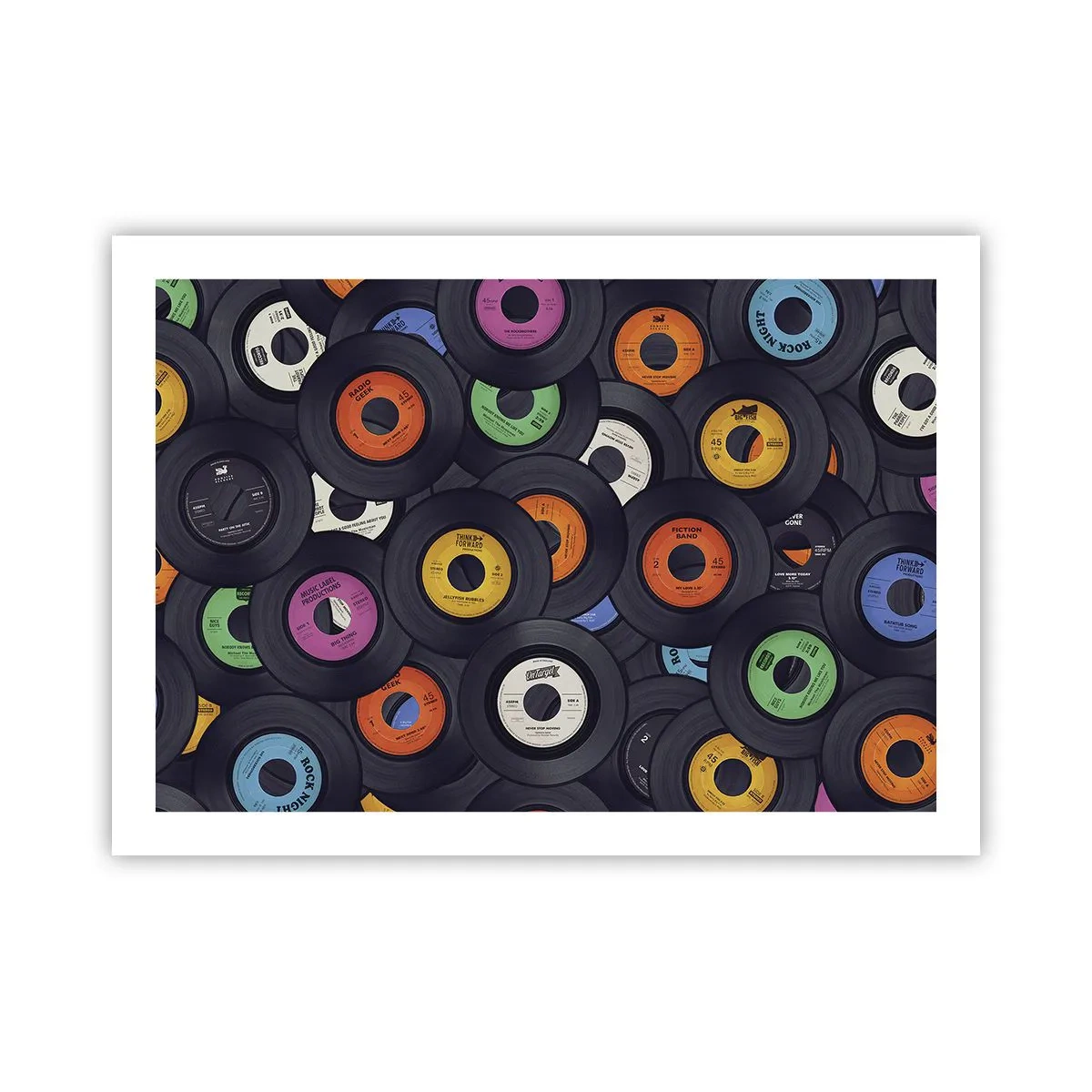 Plakat - Farver fra klassikerne - 70x50 cm