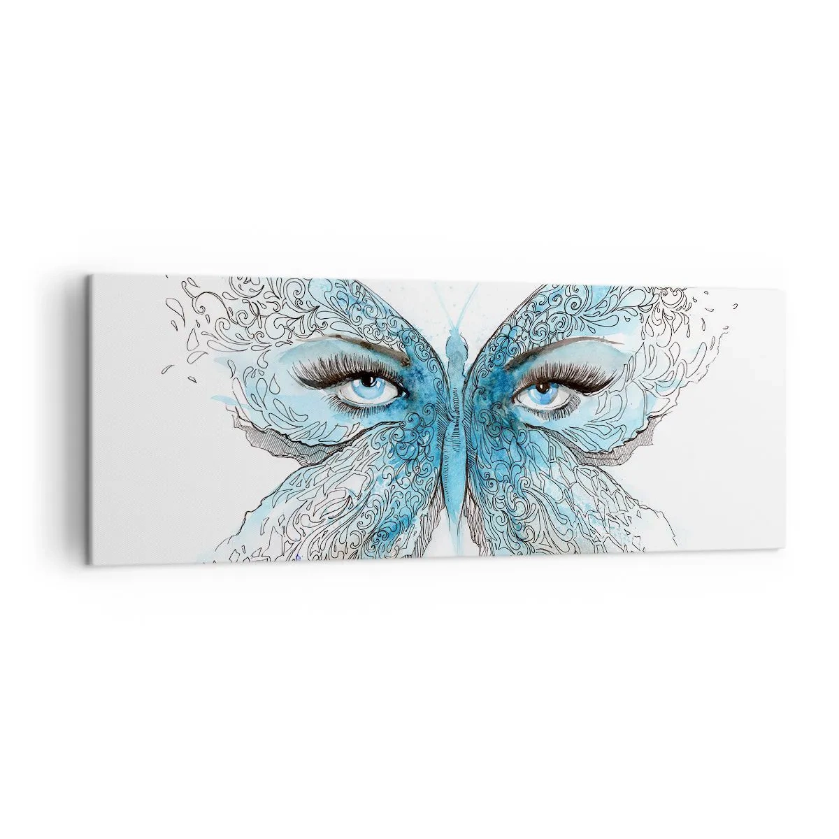 Lærredstryk - Billede på lærred - Eros bedemantis - 140x50 cm