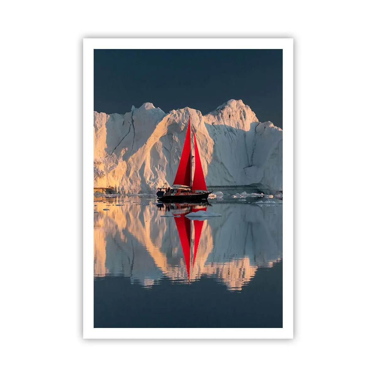 Plakat - På kanten af verden - 70x100 cm