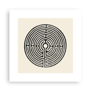 Plakat - Mystisk orden - 30x30 cm