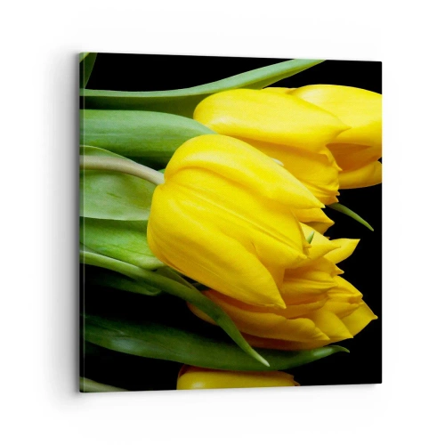 Lærredstryk - Billede på lærred - Opstå fra den rene sol - 70x70 cm