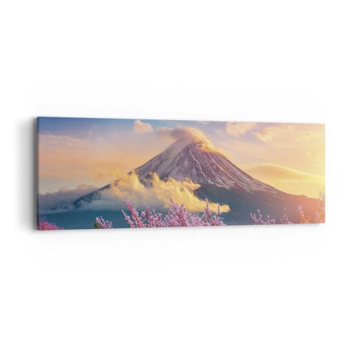 Lærredstryk - Billede på lærred - Japansk hellighed - 90x30 cm