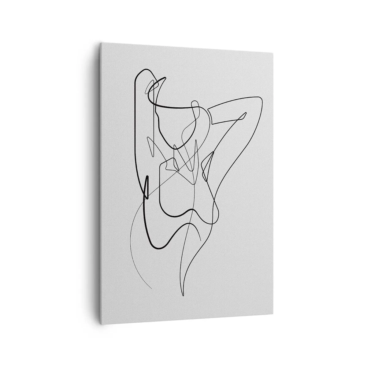 Lærredstryk - Billede på lærred - Virkelig, hvad er du for en person... - 70x100 cm