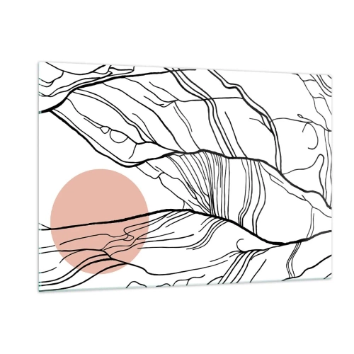 Billede på glas - I et netværk af kviste - 120x80 cm