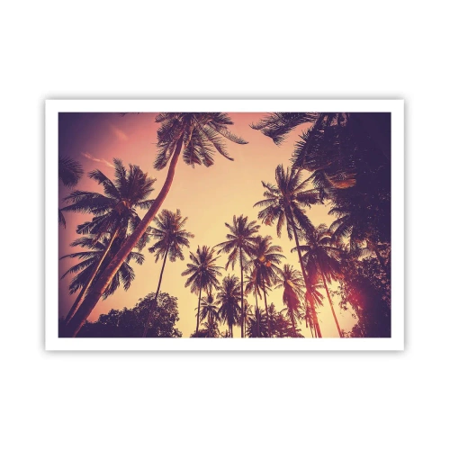 Plakat - Tropisk variation - 100x70 cm