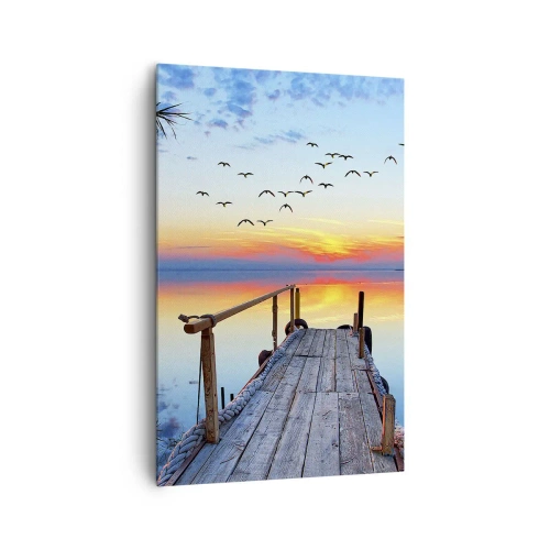 Lærredstryk - Billede på lærred - Tid til at tage tilbage... - 80x120 cm