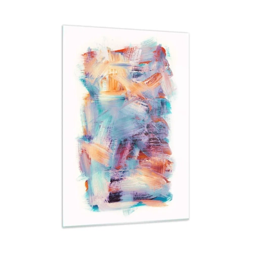 Billede på glas - Farverigt rod - 50x70 cm