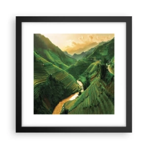 Plakat i sort ramme - Vietnamesisk dal - 30x30 cm