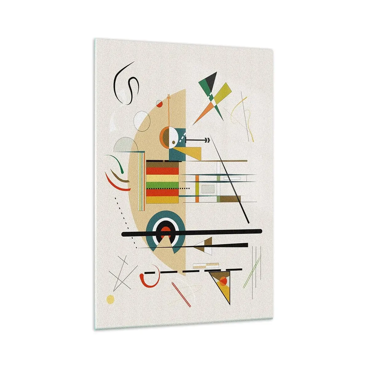 Billede på glas - Og verden griner - 70x100 cm