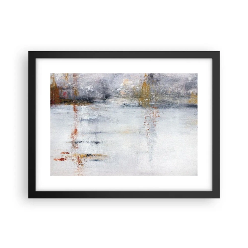 Plakat i sort ramme - Bag lufttæppet - 40x30 cm