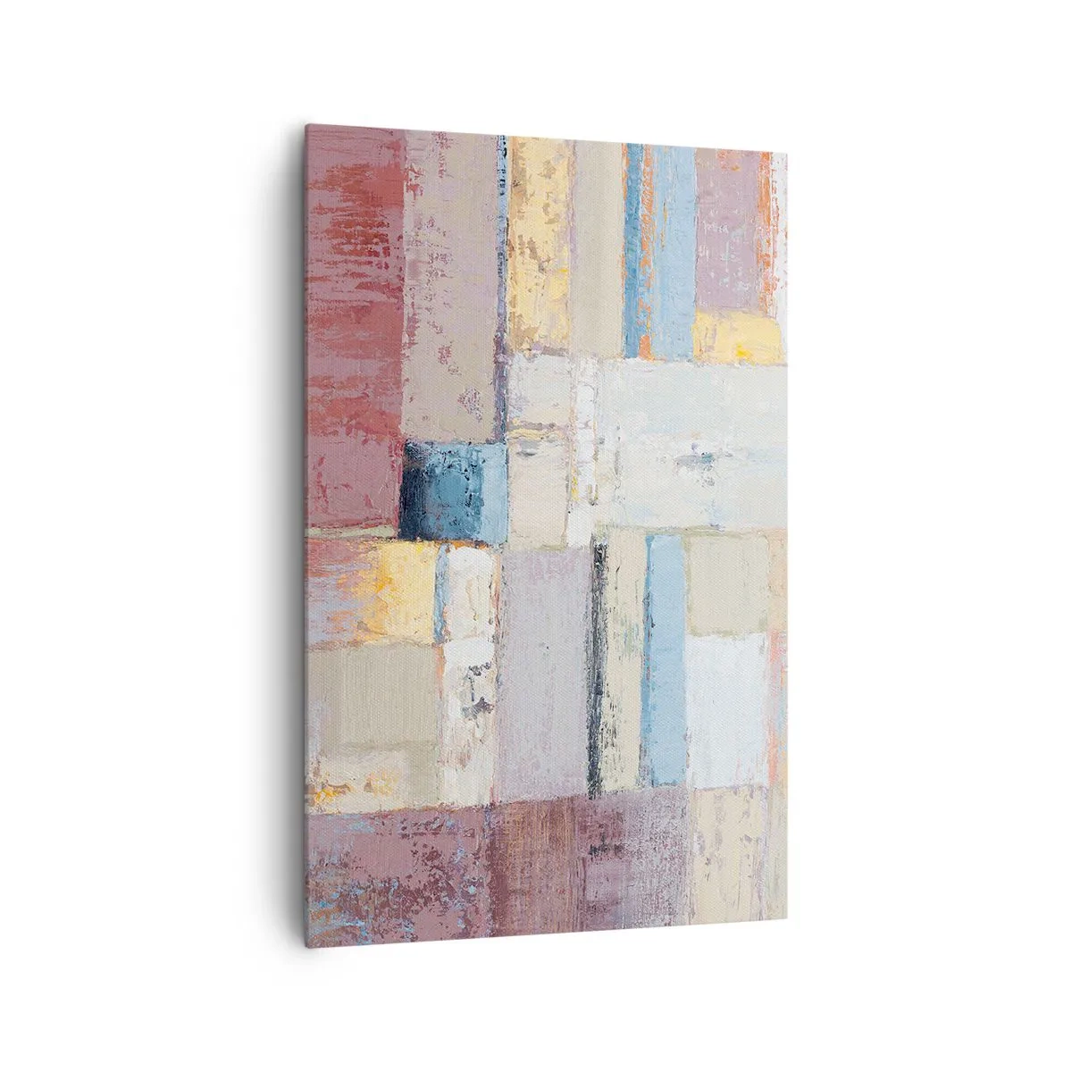 Lærredstryk - Billede på lærred - Geometriens ro - 80x120 cm