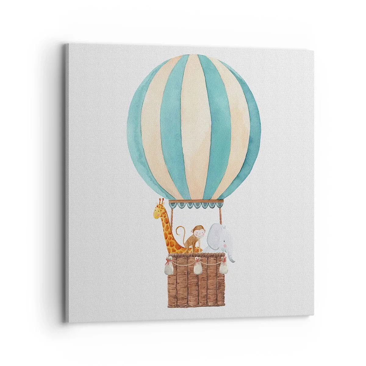 Lærredstryk - Billede på lærred - Fantastisk tur - 70x70 cm