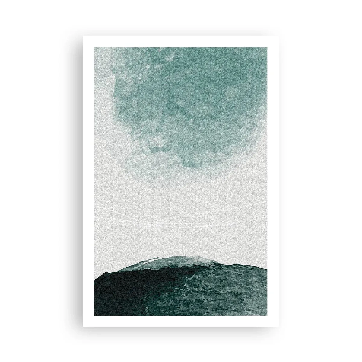 Plakat - Et møde med tåge - 61x91 cm