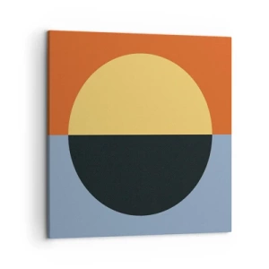 Lærredstryk - Billede på lærred - En sammensætning af varme og kølighed - 50x50 cm
