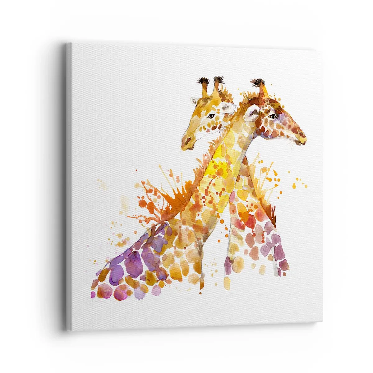 Lærredstryk - Billede på lærred - Er det venskab eller er det kærlighed? - 30x30 cm