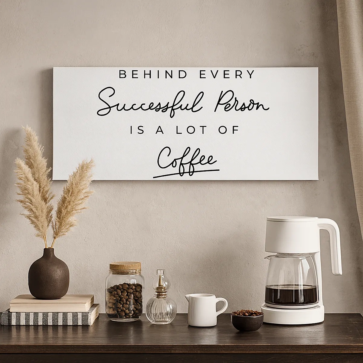 Lærredstryk - Billede på lærred - Hemmeligheden bag succes - 30x30 cm
