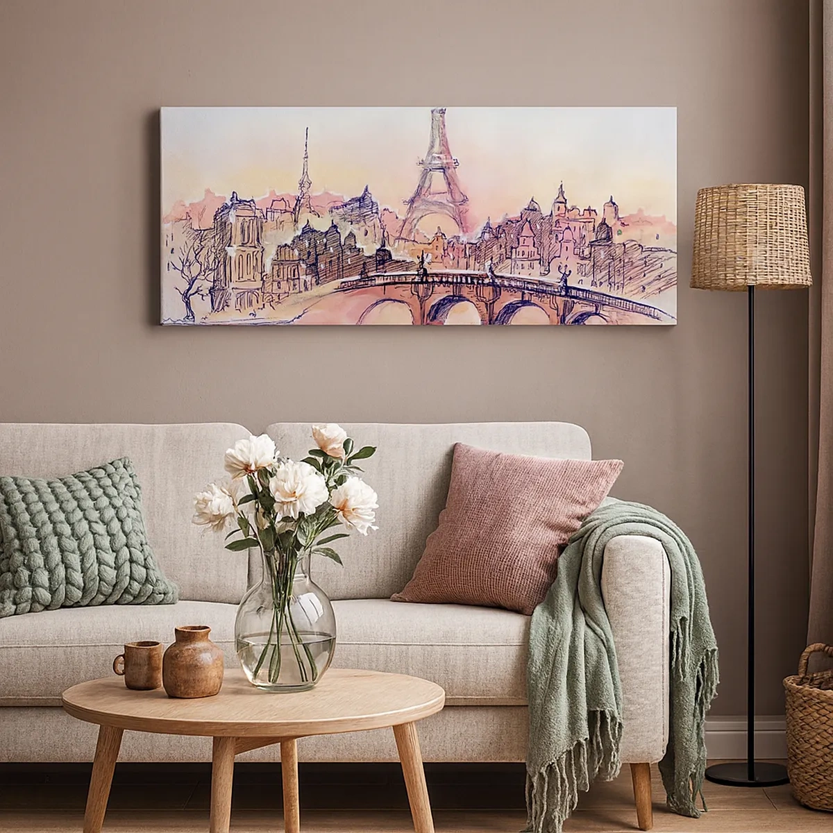 Lærredstryk - Billede på lærred - Den eneste by af sin art i verden - 30x30 cm