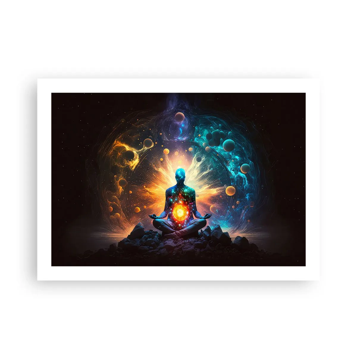 Plakat - Kosmisk ro - 70x50 cm