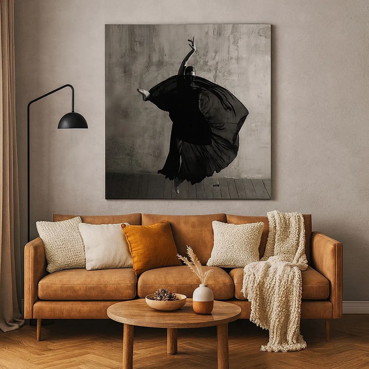 Lærredstryk - Billede på lærred - Passioneret bælte - 30x30 cm