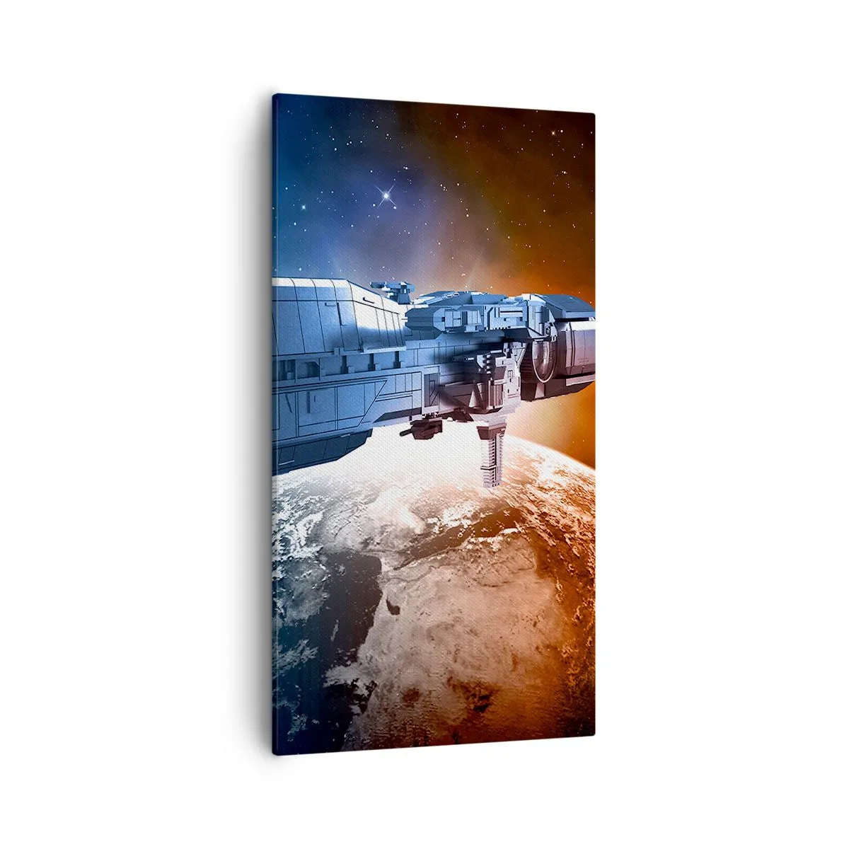 Lærredstryk - Billede på lærred - Forsigtig observatør - 55x100 cm