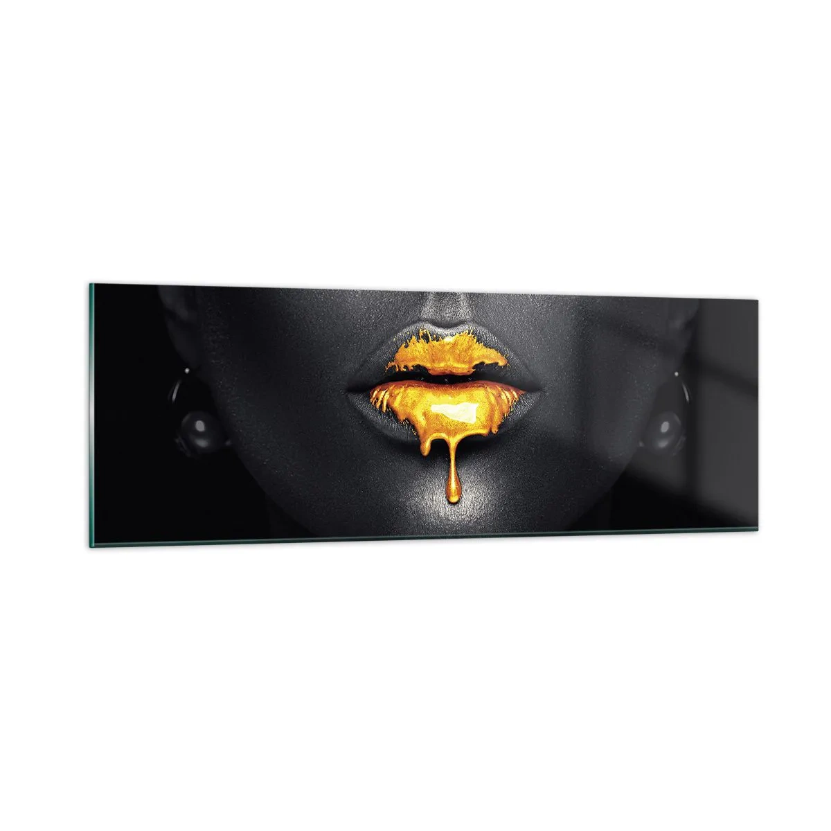 Billede på glas - Gyldenmund - 90x30 cm