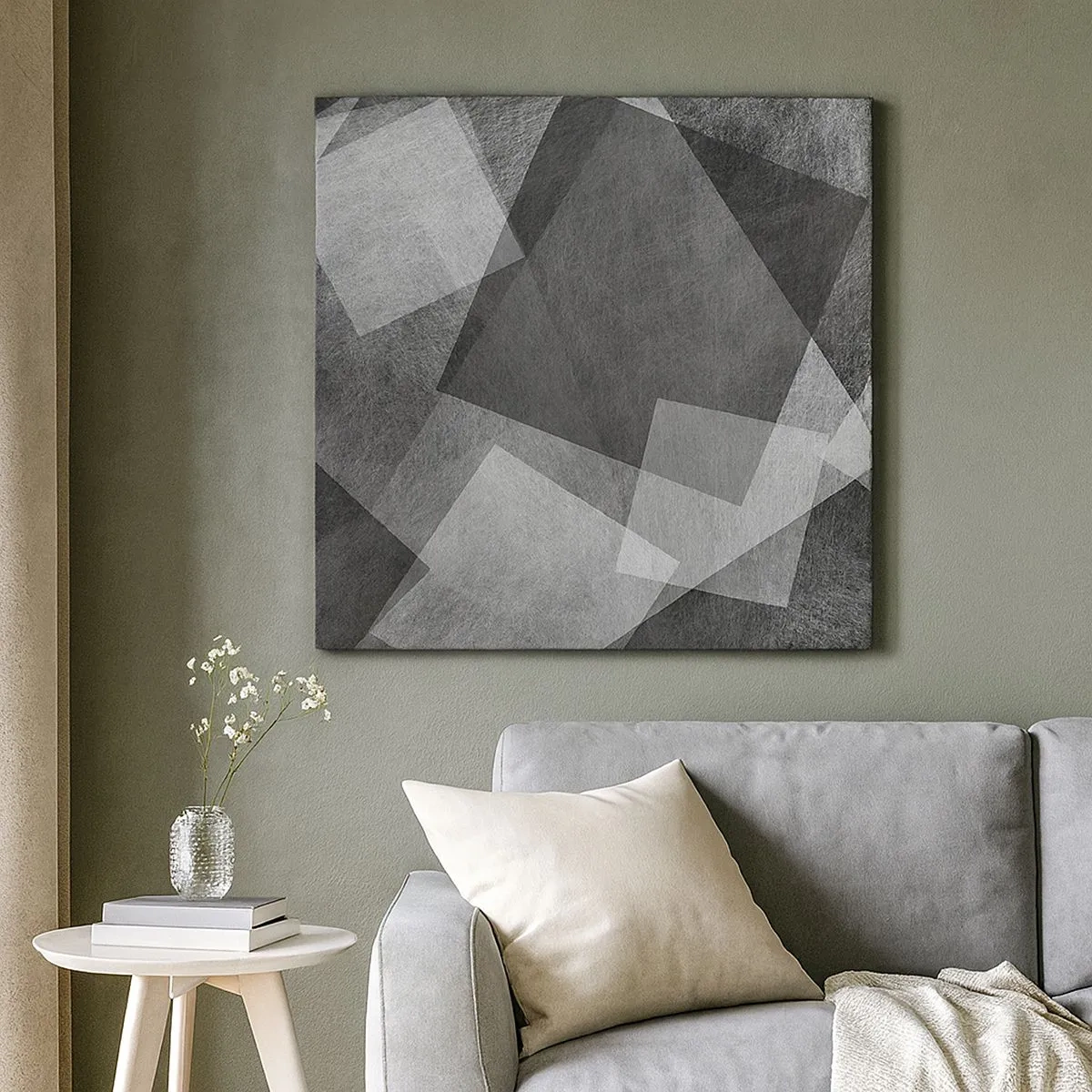 Lærredstryk - Billede på lærred - Et evigt symbol på bestandighed og orden - 30x30 cm