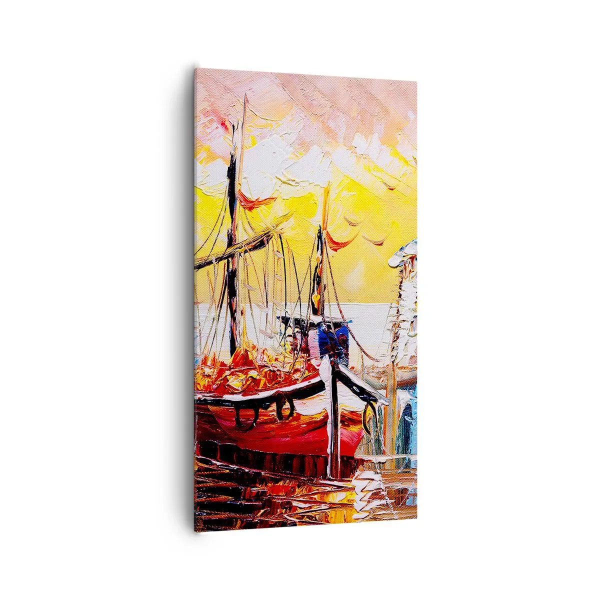 Lærredstryk - Billede på lærred - Glædelig tilbagevenden - 65x120 cm