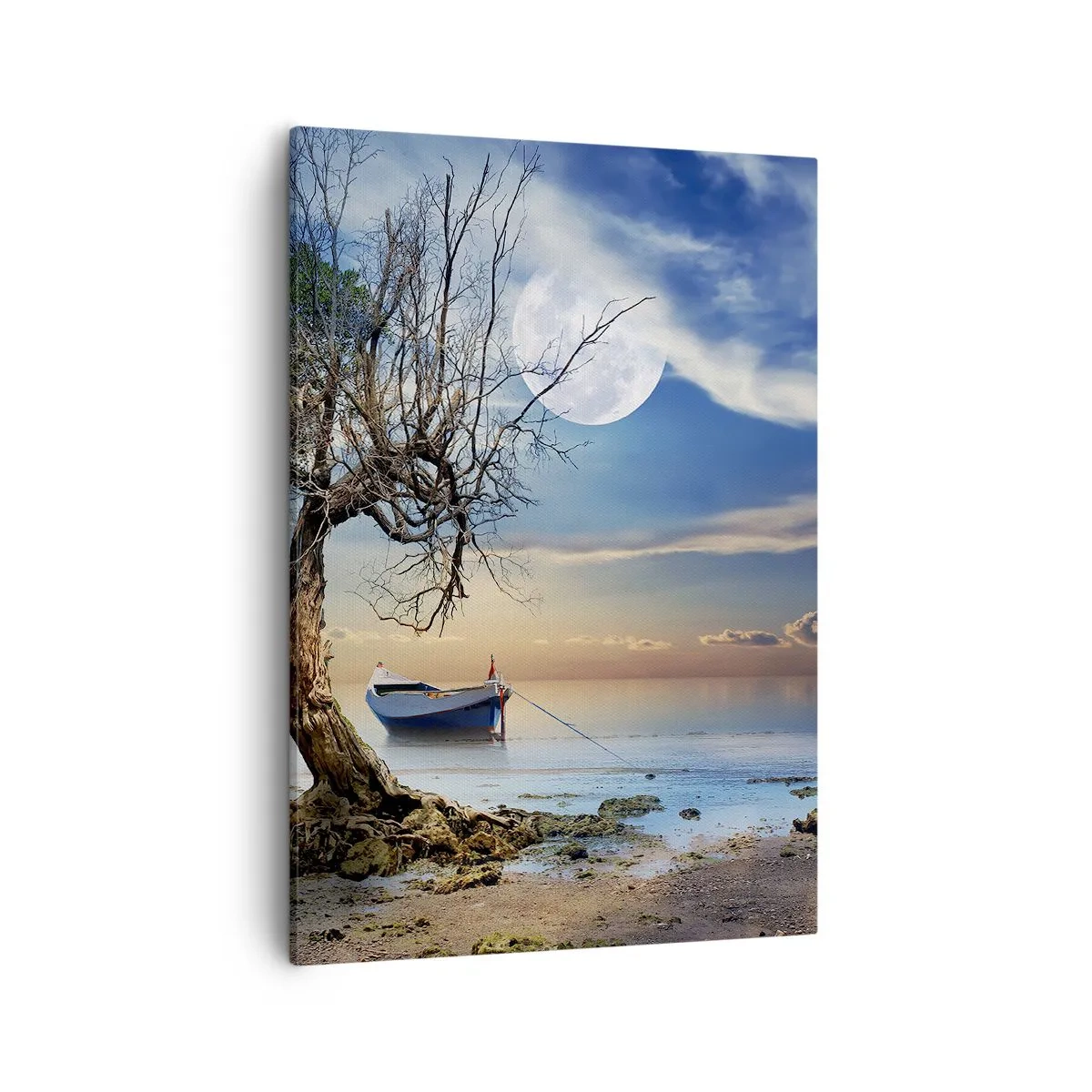 Lærredstryk - Billede på lærred - Er dette enden eller begyndelsen? - 50x70 cm