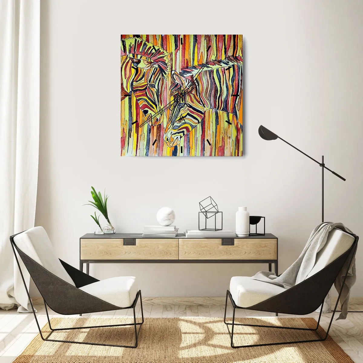 Vægur, Uret - Så du også... - 40x40 cm