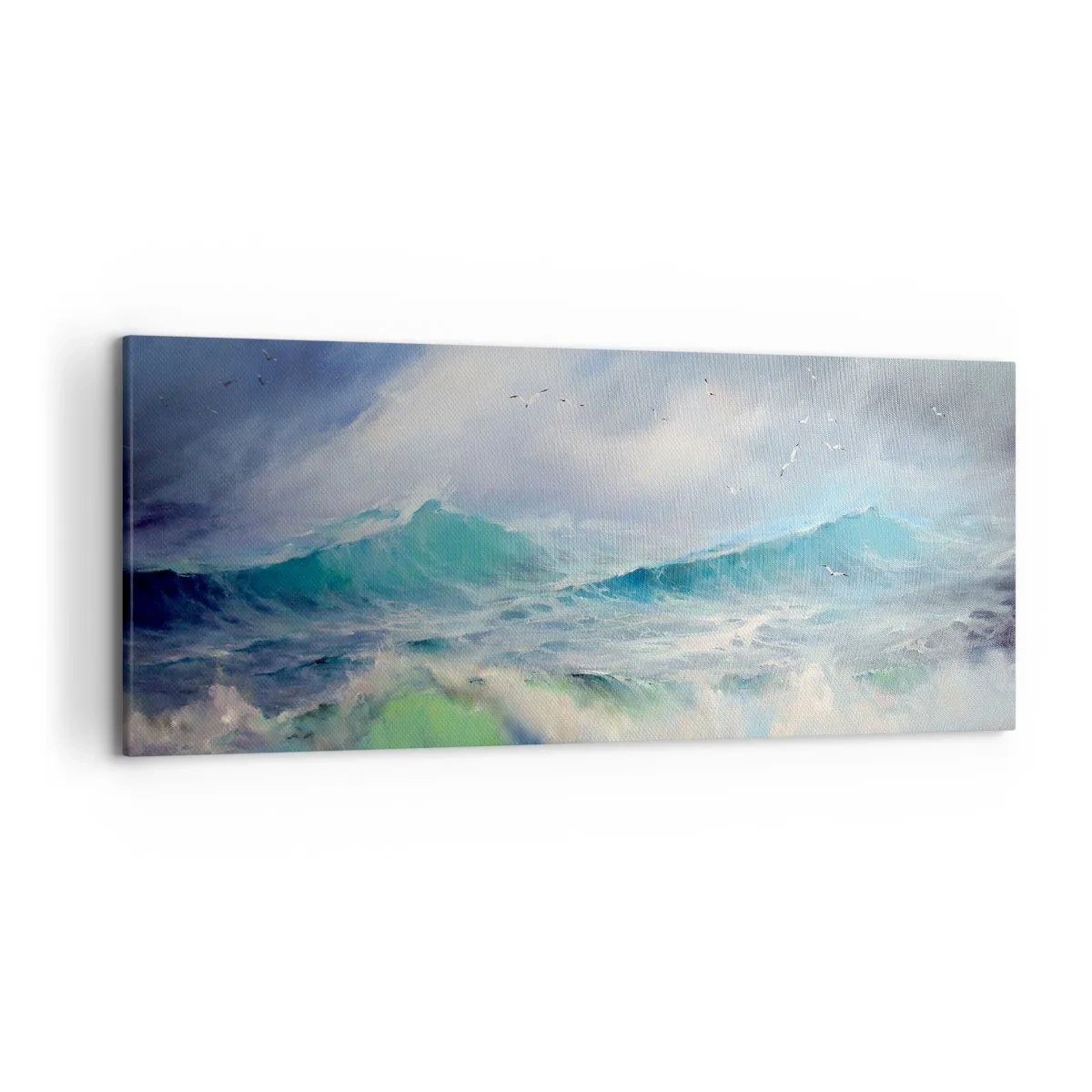 Lærredstryk - Billede på lærred - "Hvirvelvinden hylede af triumf ...’ - 120x50 cm